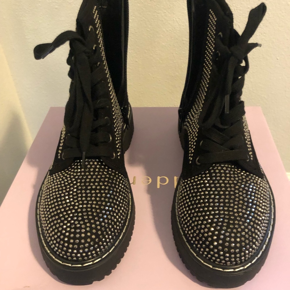 Rhinestone boots!  Never worn